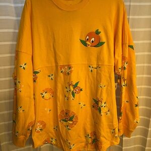 Disney World Florida Orange Bird Spirit Jersey Long Sleeve Tee Unisex Medium